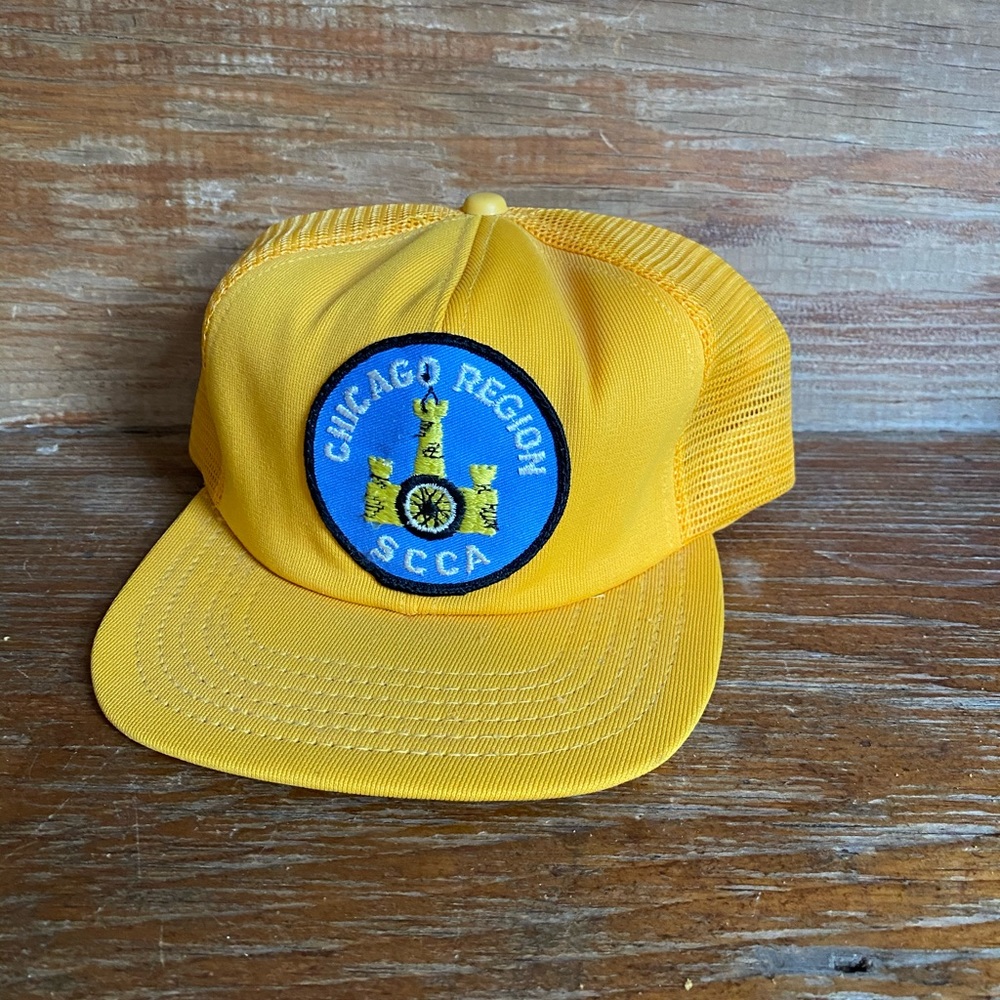 Vintage Chicago Region SCCA racing trucker hat